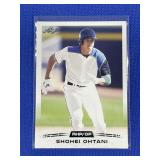 2018 Leif Shohei Ohtani draft card