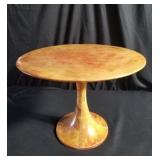 Mid century Aldo Tura goatskin tulip side table