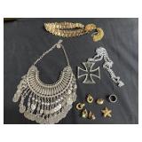 Group of costume jewelry