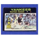 1971 Topps Thurman Munson card