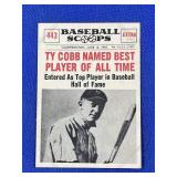 Ty Cobb 1961 Nu Scoops baseball card