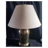 Brass table lamp