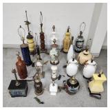 20 miscellaneous lamps OFFSITE