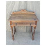 Vintage wood writing table