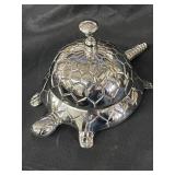 Chrome brass tortoise shaped bell