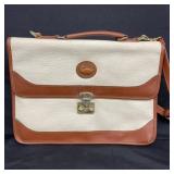 Vintage Dooney and Bourke leather messenger bag