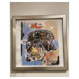 Jean-Michel Basquiat "Skull" framed giclï¿½e print