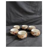 Japanese ceramic tea cups set of 6 3ï¿½diam x 2