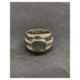 Silver and gold-tone menï¿½s ring