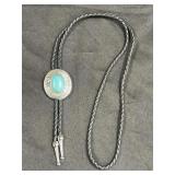 Southwestern Silver tone bolo tie