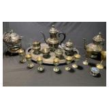 Silver plated serving ware