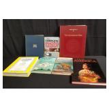 Group of coffee table books