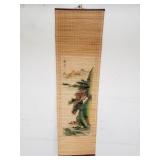 Handpainted Asian scroll