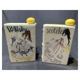 Whisky and Scotch Italian ceramic book shaped