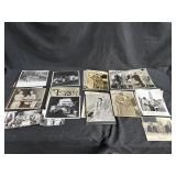 Group of vintage photo print on glossy paper