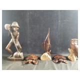 Group of carved figurines