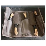 Damascus steel chef knives set