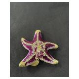 Ornate starfish trinket box