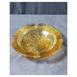 Mid-century modern art glass ashtray