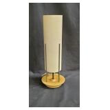 Mid century modern rocket  lamp with fiberglass