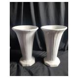 Pair of pottery vases