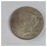 1924 peace silver dollar coin