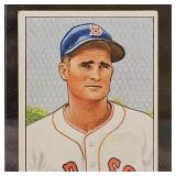 1950 Bowman #43 Bobby Doerr Baseball Card.