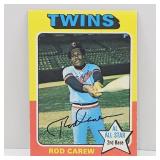 1975 Topps #600 Rod Carew Baseball ??  Card.