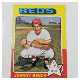 1975 Topps #260 Johnny Bench Baseball Card.