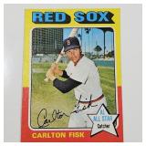 1975 Topps #80 Carlton Fisk Baseball Card.