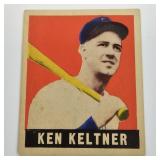 1948 Leaf Ken Keltner Blank Back Baseball Card.