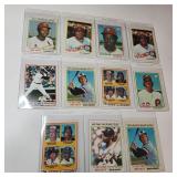 11 1978 Topps baseball cards stars and rookies