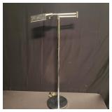 Mid-century modern chrome swing arm floor lamp