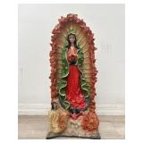 Virgen De Guadalupe statue, 26ï¿½ h.