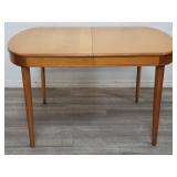 Heywood Wakefield draw leaf dining table