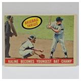 1959 Topps #463 Al Kaline Becomes Youngest