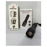 IR infrared flashlight and griffin pocket tool