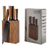 ($376 retail) Black Knife Set 6 PCS Kitchen