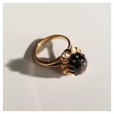 10k gold cats eye ring