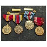 Assorted US Military Medals - National Defense,