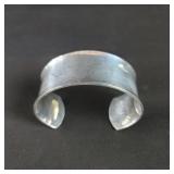 Sterling silver cuff bracelet marked 925