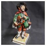 Antique Capodimonte figurial musician