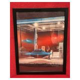 Framed Sci-fi UFO print on giclï¿½e