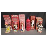 Box of MLB Angels bobble heads