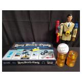 Box of miscellaneous, inspecter gadget figure,