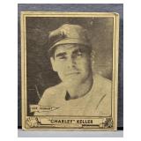 1940 Play Ball #9 Charlie Keller Baseball Card.