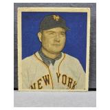 1949 Bowman #85 JOHNNY MIZE Baseball Card.