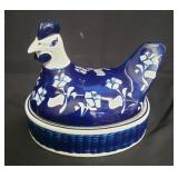 Vintage porcelain rooster tureen