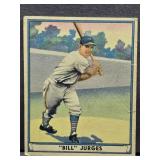 1941 PLAY BALL BILL  JURGES #59 BASEBALL CARD.