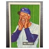 1951 Bowman #290 Bill Dickey Baseball Card.